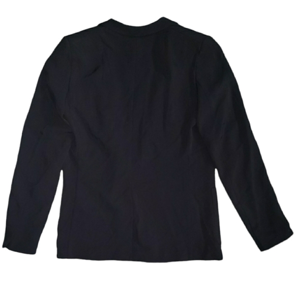 NWT CLOSED Black Angel Fish Double Breasted Deep V-Neck Black Size S - Picture 8 of 8